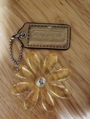Vintage Coach Poppy Daisy Charm